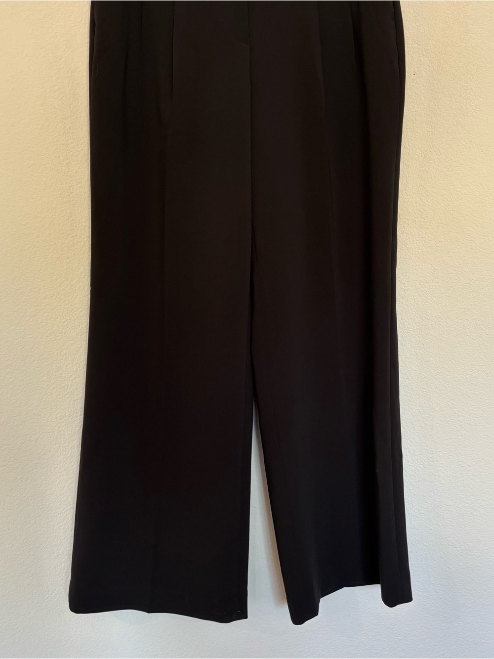 WHBM Pleated Wide Leg Pant Black NWT - Picture 5 of 10